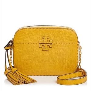 EUC Tory Burch McGraw Camera Bag in Daylily